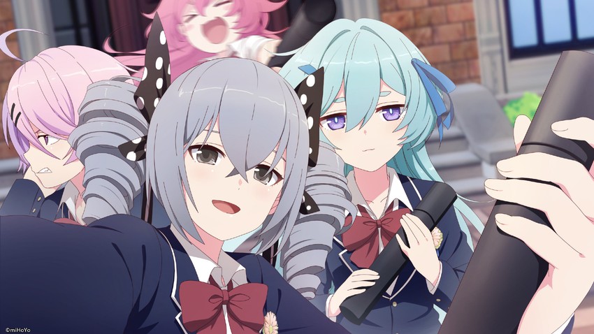 bronya zaychik, rozaliya olenyeva, liliya olenyeva, and sin mal (honkai and 1 more)