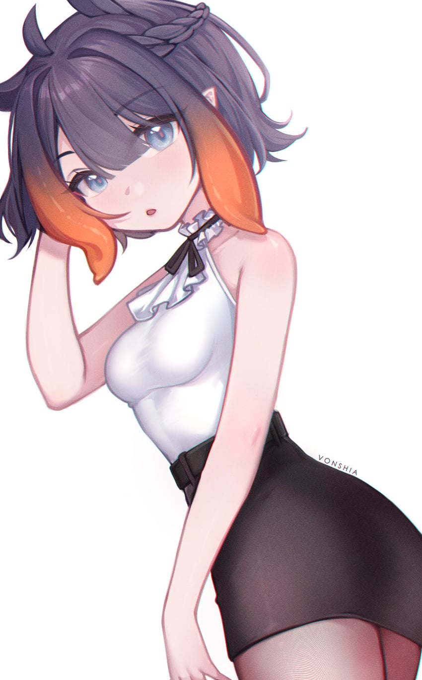 ninomae ina'nis (hololive and 1 more) drawn by vonshia
