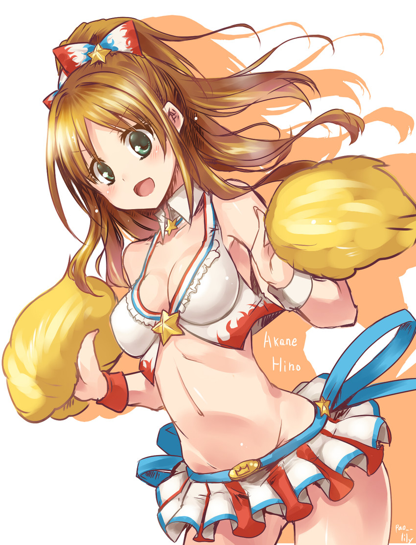 hino akane (idolmaster and 1 more) drawn by paopao
