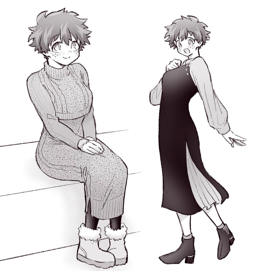midoriya izuku (boku no hero academia) drawn by sorayuu_810