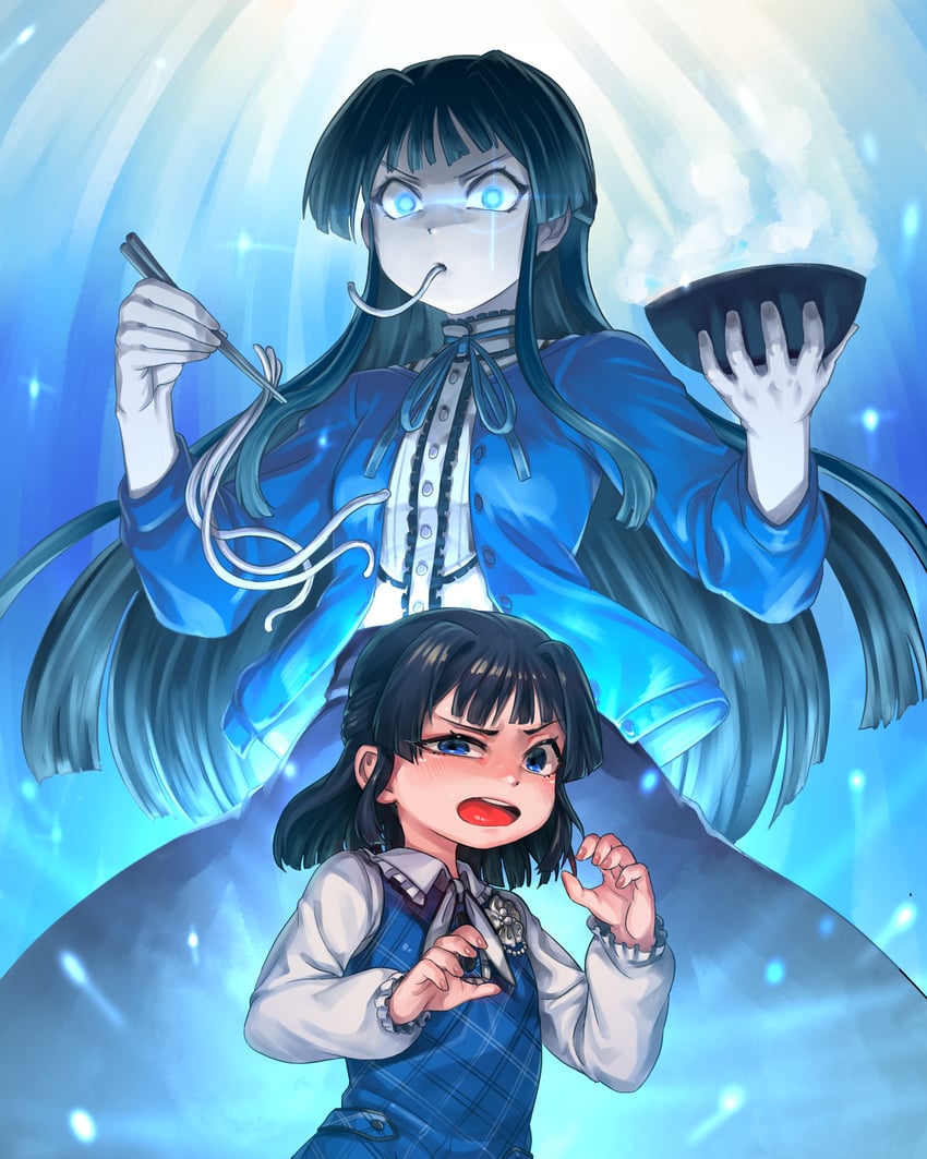 mogami shizuka (idolmaster and 1 more) drawn by hold111