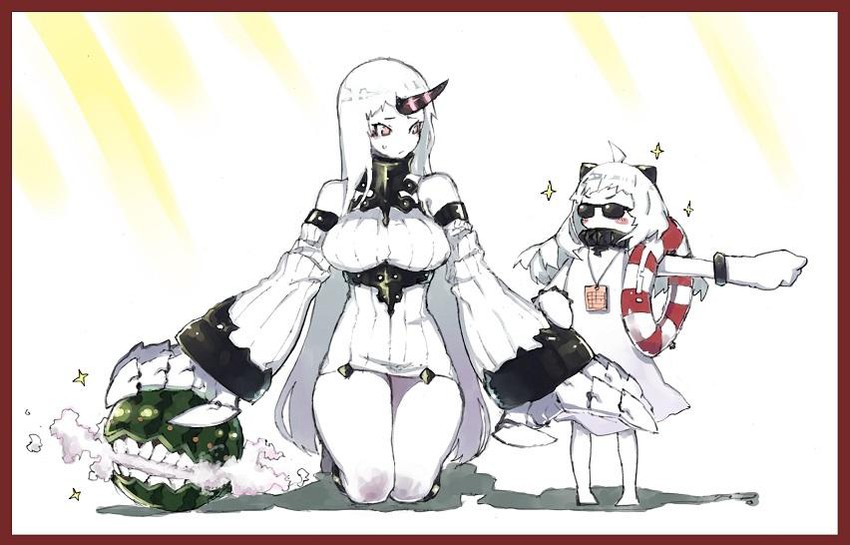 northern ocean princess and seaport princess (kantai collection) drawn by two-cat-walk
