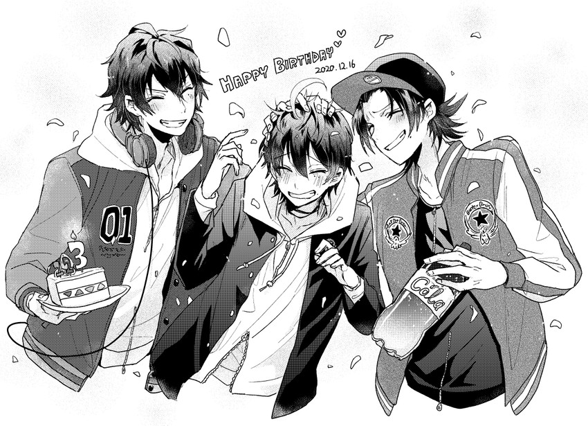 yamada ichiro, yamada saburo, and yamada jiro (hypnosis mic) drawn by miyuki_(10_th)