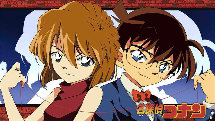 edogawa conan and haibara ai (meitantei conan) drawn by bison_cangshu