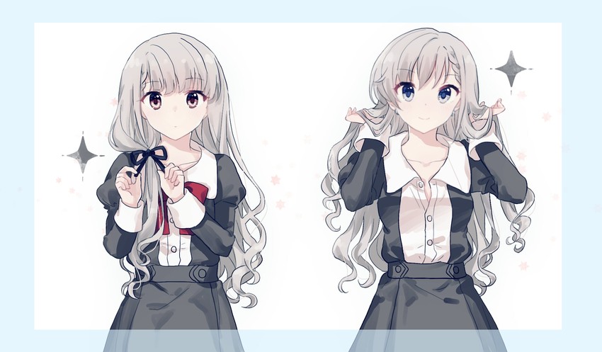hisakawa hayate and hisakawa nagi (idolmaster and 2 more) drawn by migolu
