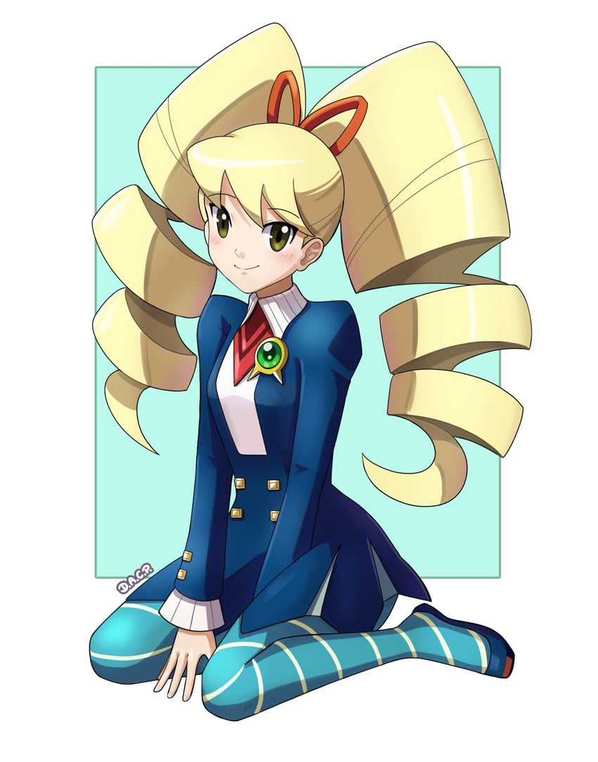 luna platz (mega man and 1 more) drawn by deniacp