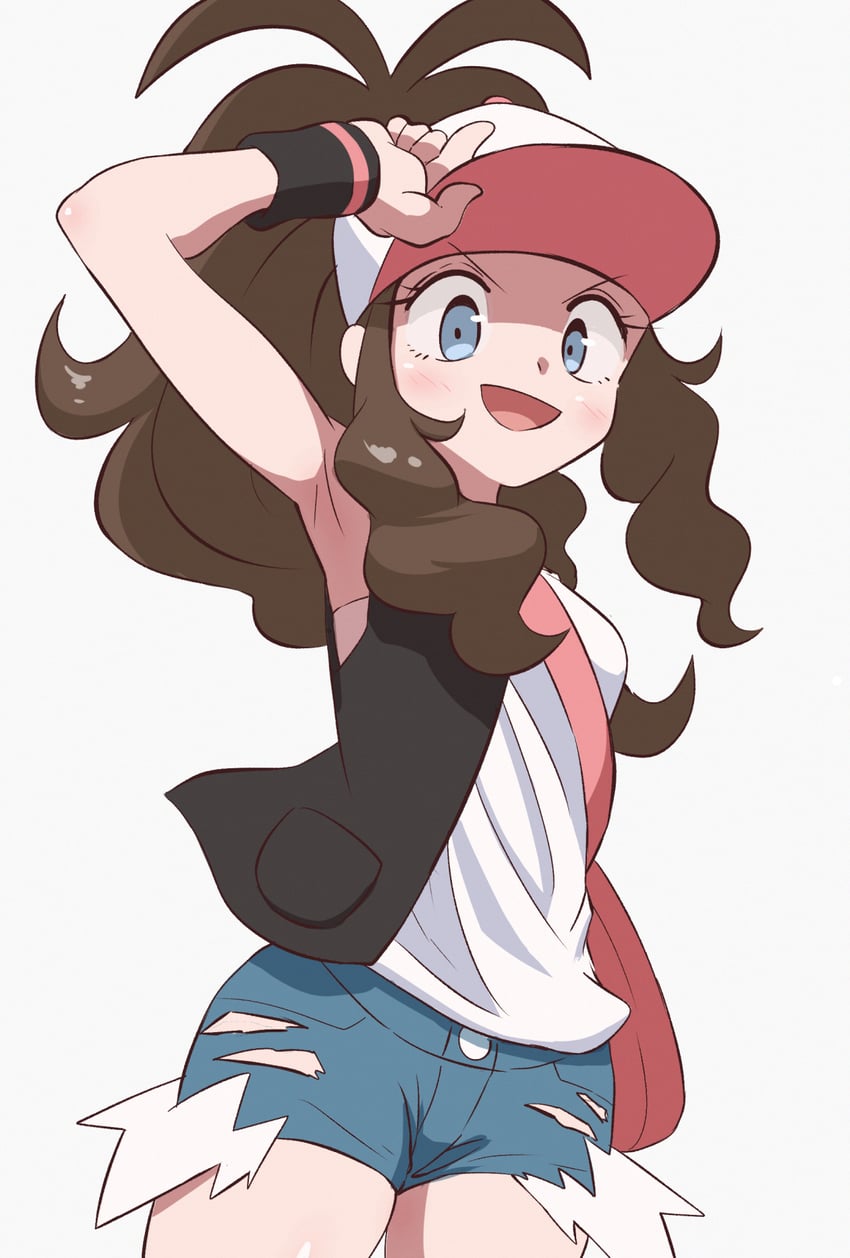 hilda (pokemon and 1 more) drawn by kurachi_mizuki