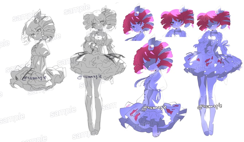 kasane teto (utau and 2 more) drawn by nicmangle