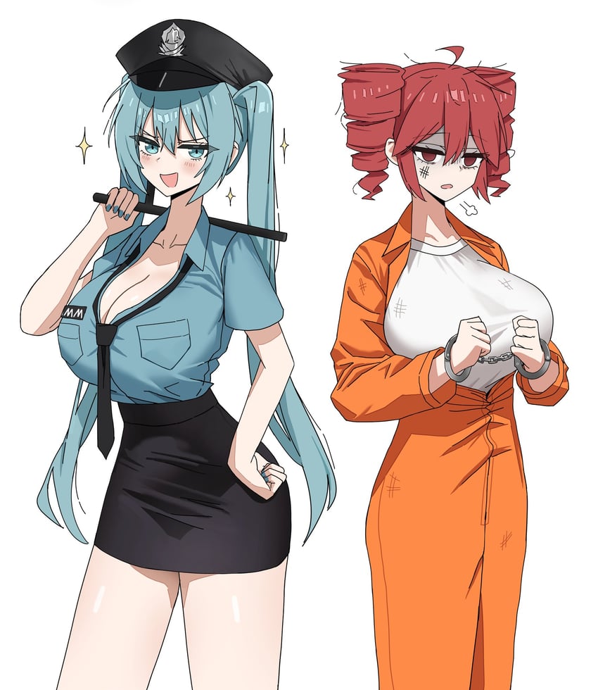 hatsune miku and kasane teto (vocaloid and 1 more) drawn by dotthebot