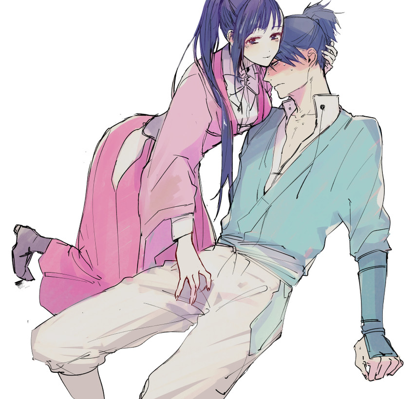 yomogawa ayame and kurusu (koutetsujou no kabaneri) drawn by azumi_(azunonnon)