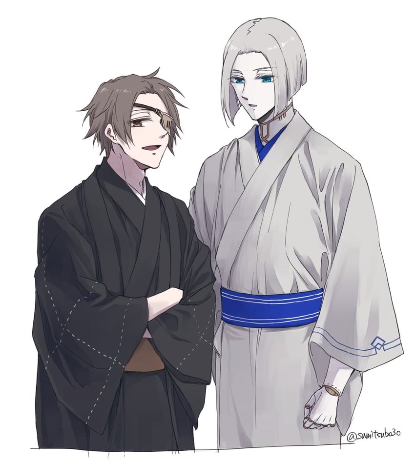 reibolg and joran (ender lilies quietus of the knights and 1 more) drawn by sorakaze_(mire)