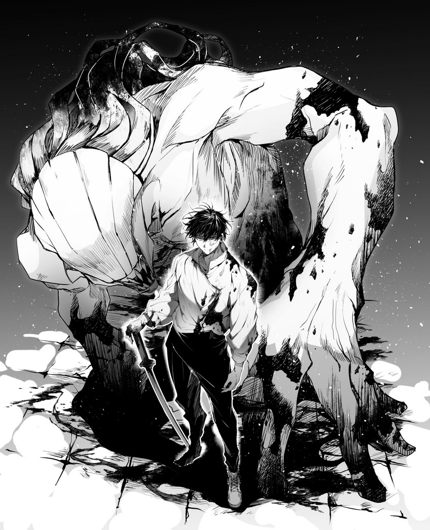 okkotsu yuuta and orimoto rika (jujutsu kaisen) drawn by shunnyun