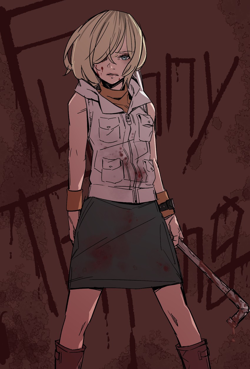 heather mason (silent hill and 1 more) drawn by kawayabug