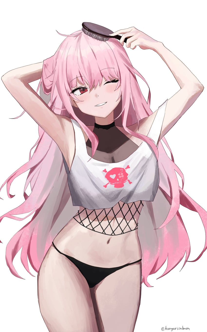 mori calliope (hololive and 1 more) drawn by kongarisalmon