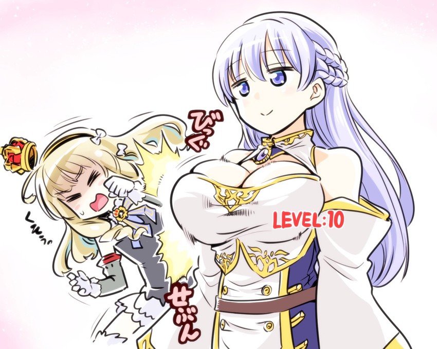 queen elizabeth and rodney (azur lane) drawn by kato_takuji