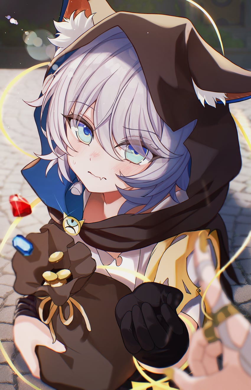 aglaea and cipher (honkai and 1 more) drawn by mincokeikeujeongol
