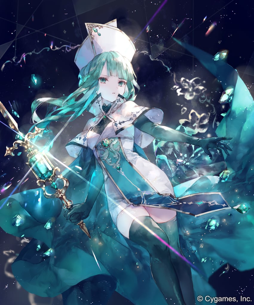 emerald maiden (shadowverse and 1 more) drawn by onineko