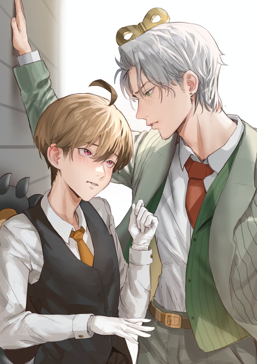 gigi murin and cecilia immergreen (hololive and 1 more) drawn by tanukidraws