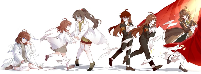 hod, carmen, and michelle (project moon and 2 more) drawn by mumu_yyh1026