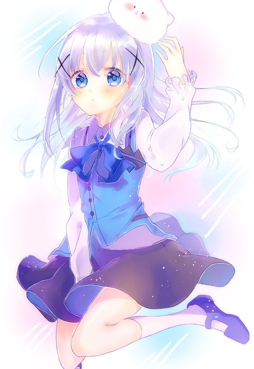 kafuu chino and tippy (gochuumon wa usagi desu ka?) drawn by chano_hinano