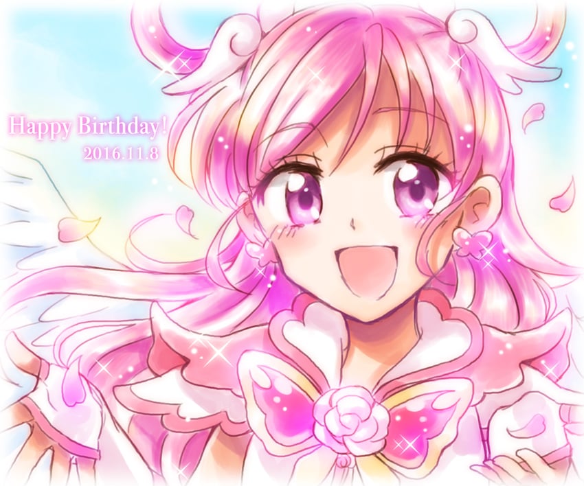 yumehara nozomi, cure dream, and shining dream (precure and 2 more) drawn by hitopm