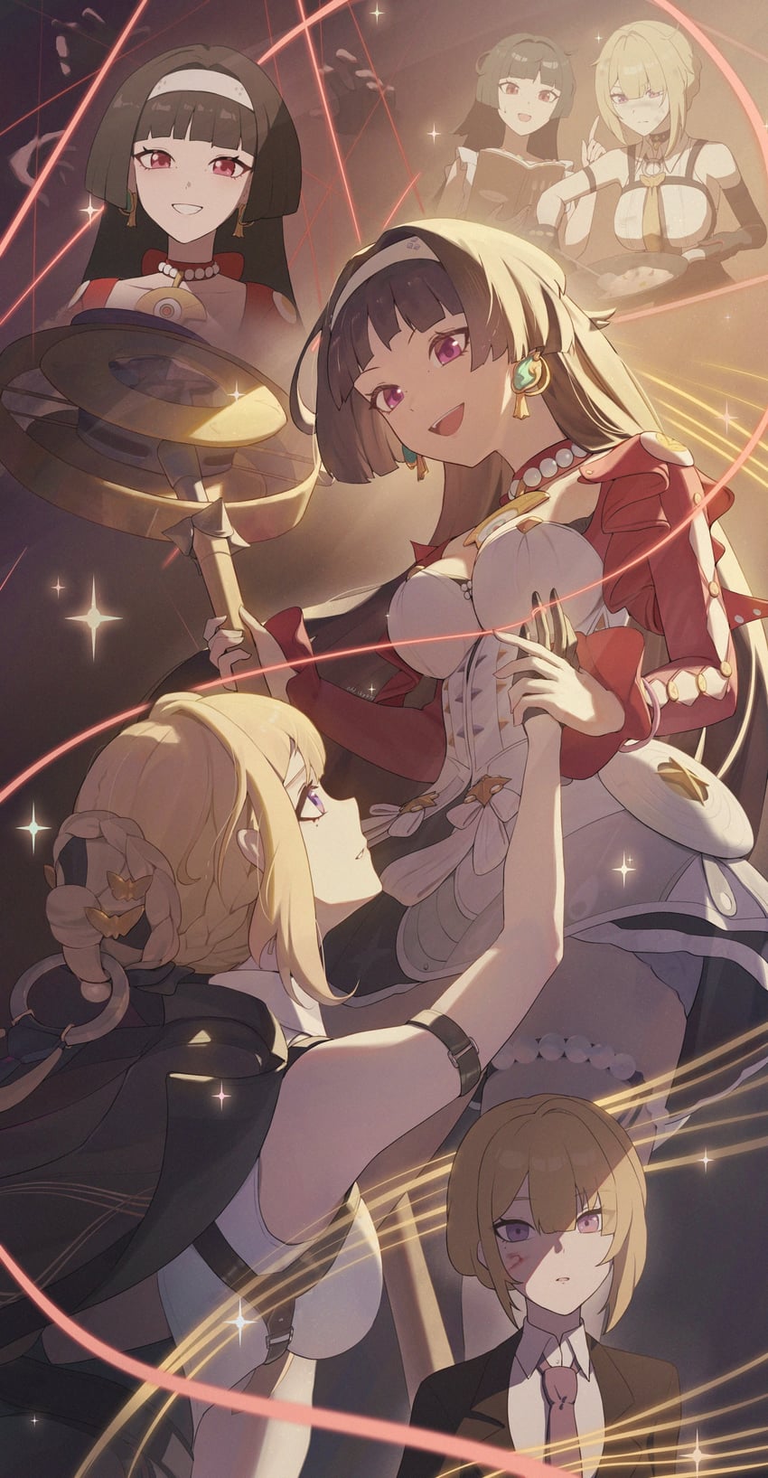 evelyn chevalier and astra yao (zenless zone zero) drawn by odd_(hin_yari)