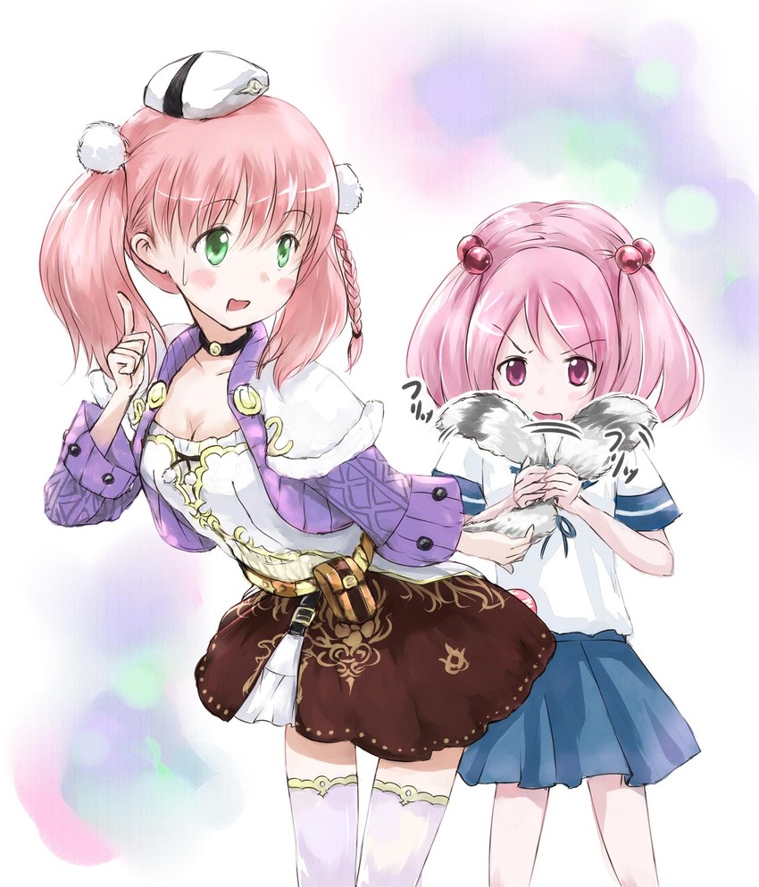 sazanami and escha malier (kantai collection and 2 more) drawn by yoshi@highland