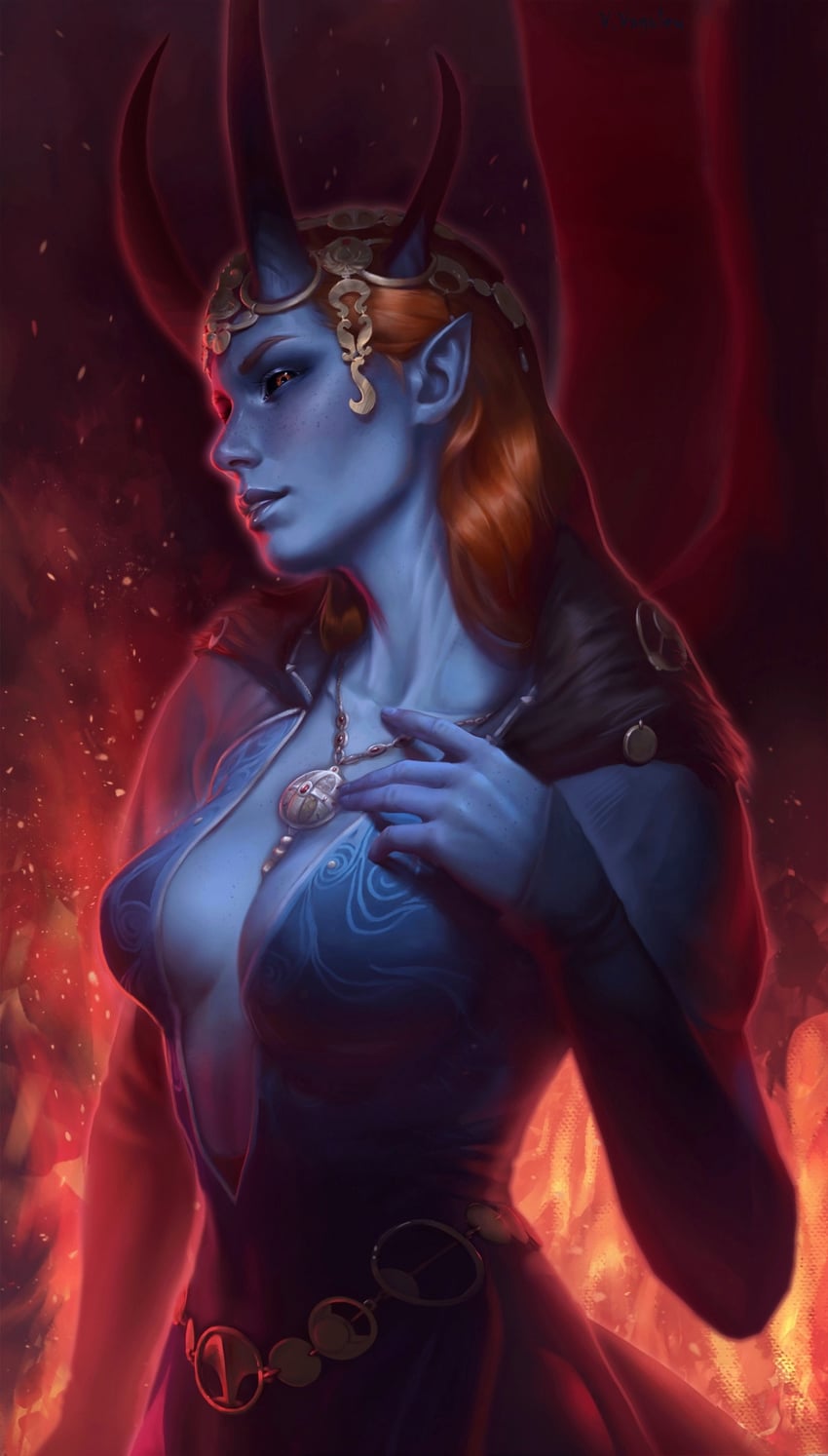 mizora (dungeons & dragons and 2 more) drawn by vagoley