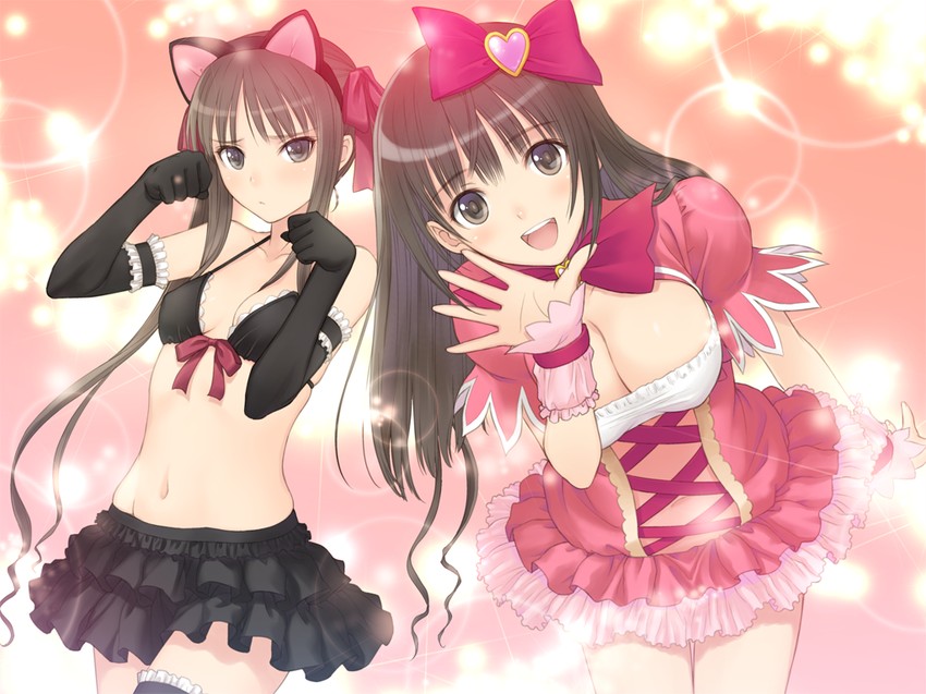 sugiyama mio and saeki ai (fault!! and 1 more) drawn by tony_taka