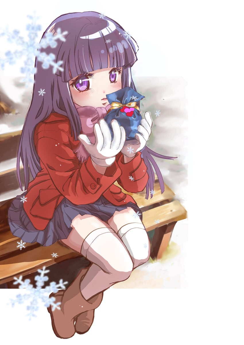 furude rika (higurashi no naku koro ni) drawn by sirase_souya