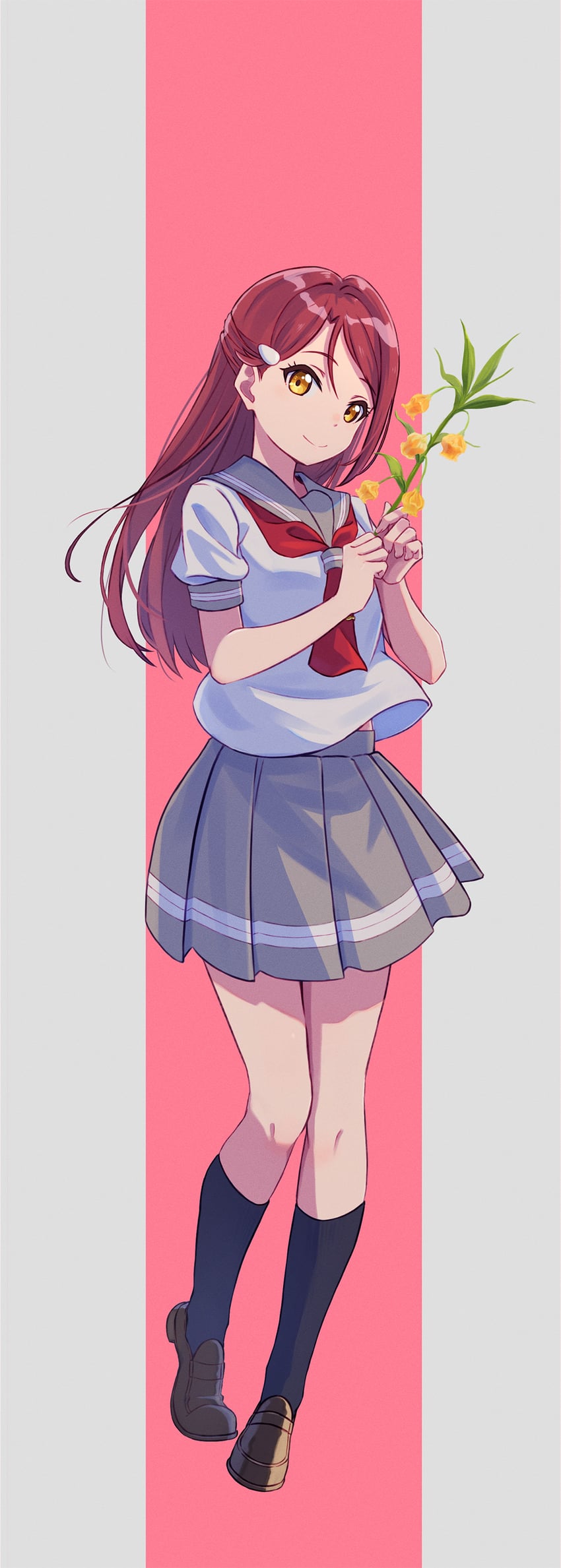 sakurauchi riko (love live! and 1 more) drawn by macken666