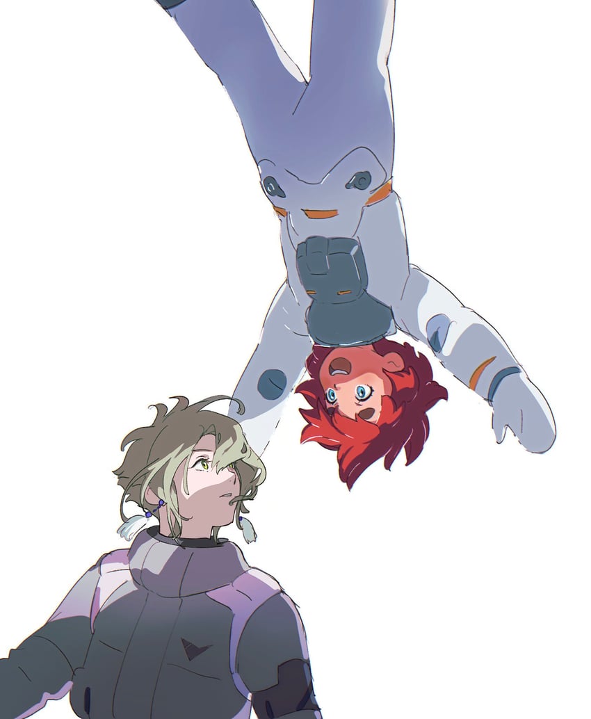 elan ceres and ericht samaya (gundam and 1 more) drawn by 314pic