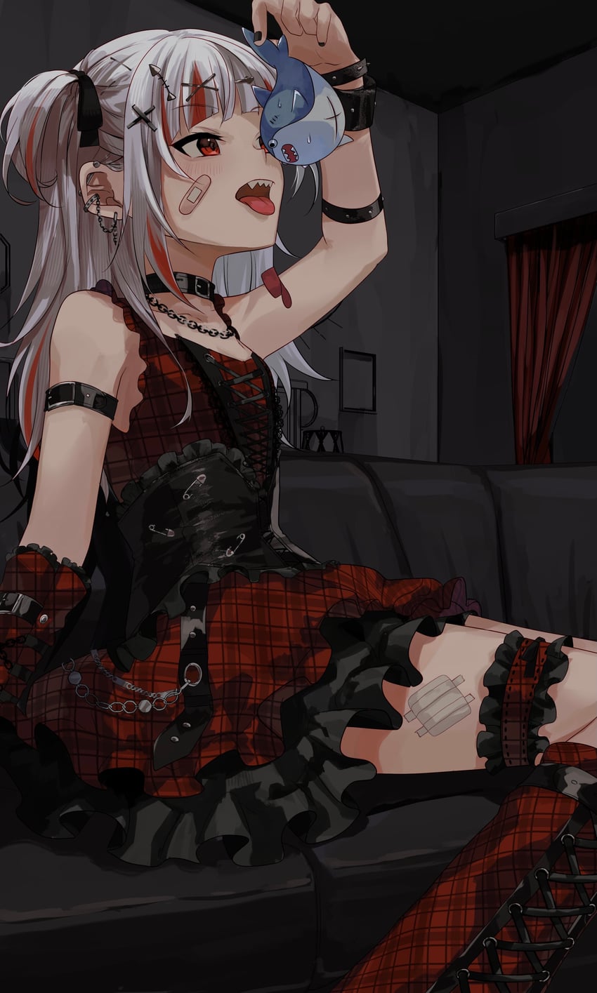 gawr gura and bloop (hololive and 2 more) drawn by eto_sister