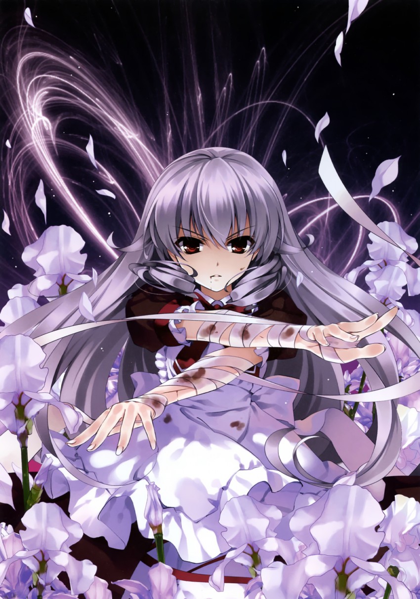 iris maria herbust (boku to kanojo ni furu yoru) drawn by misaki_kurehito