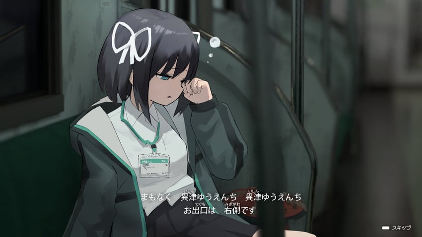 protagonist and t-6407j (lost property control organization) drawn by samidare_(hoshi)