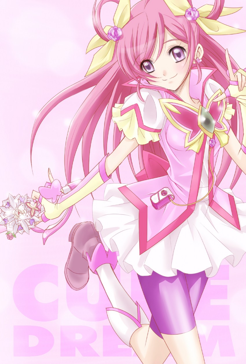 yumehara nozomi and cure dream (precure and 2 more) drawn by kojikoji