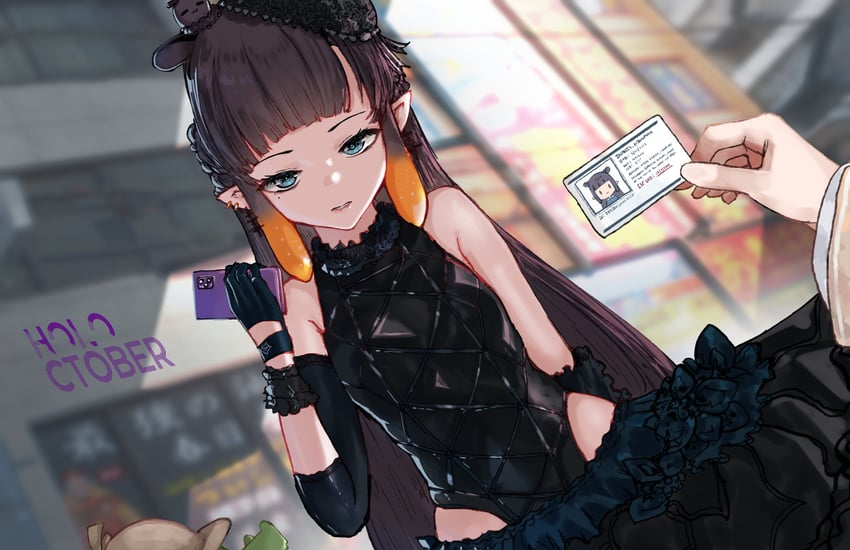 ninomae ina'nis, watson amelia, takodachi, and investigator (hololive and 1 more) drawn by advarcher
