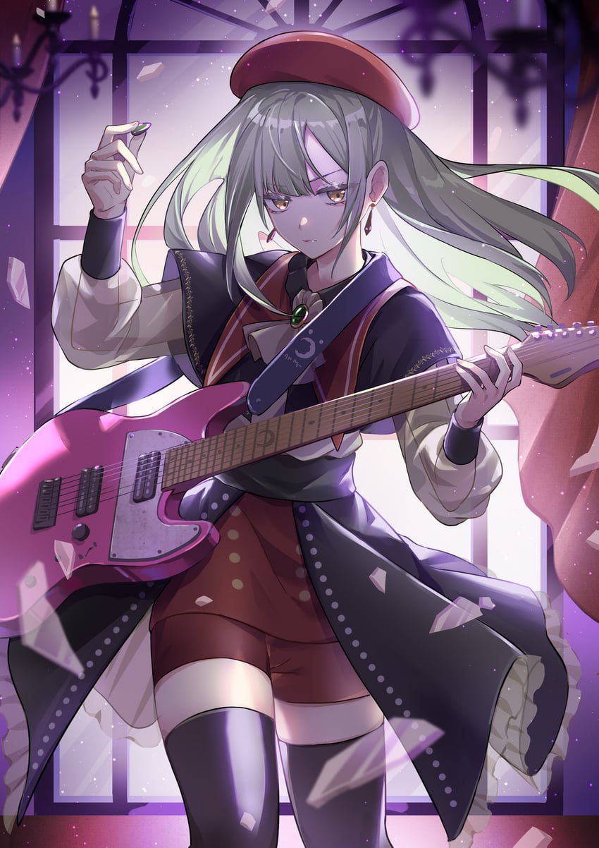 wakaba mutsumi and mortis (bang dream! and 1 more) drawn by a_ching