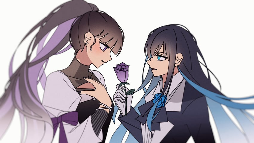 chando and yoshino (ado and 1 more) drawn by pike_(azas_ef)