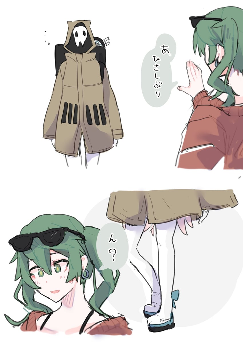 hatsune miku and magical mirai miku (vocaloid and 2 more) drawn by kaimo_(mi6kai)