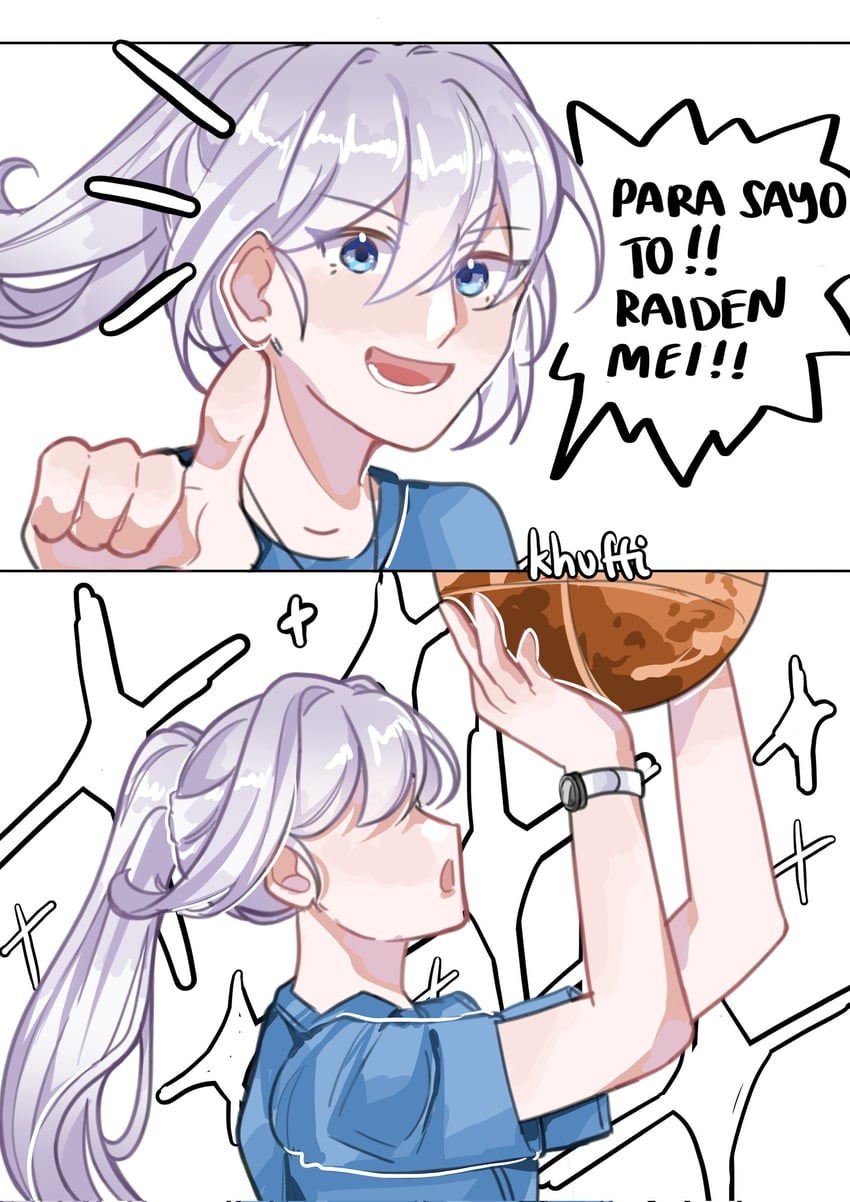 kiana kaslana (honkai and 1 more) drawn by khuffi