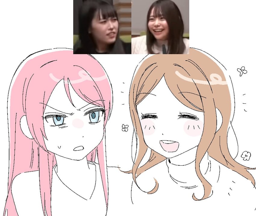 chihaya anon and nagasaki soyo (bang dream! and 1 more) drawn by s0y0ring