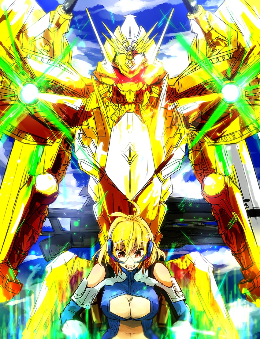 angelise ikaruga misurugi and villkiss (cross ange) drawn by akebisousaku