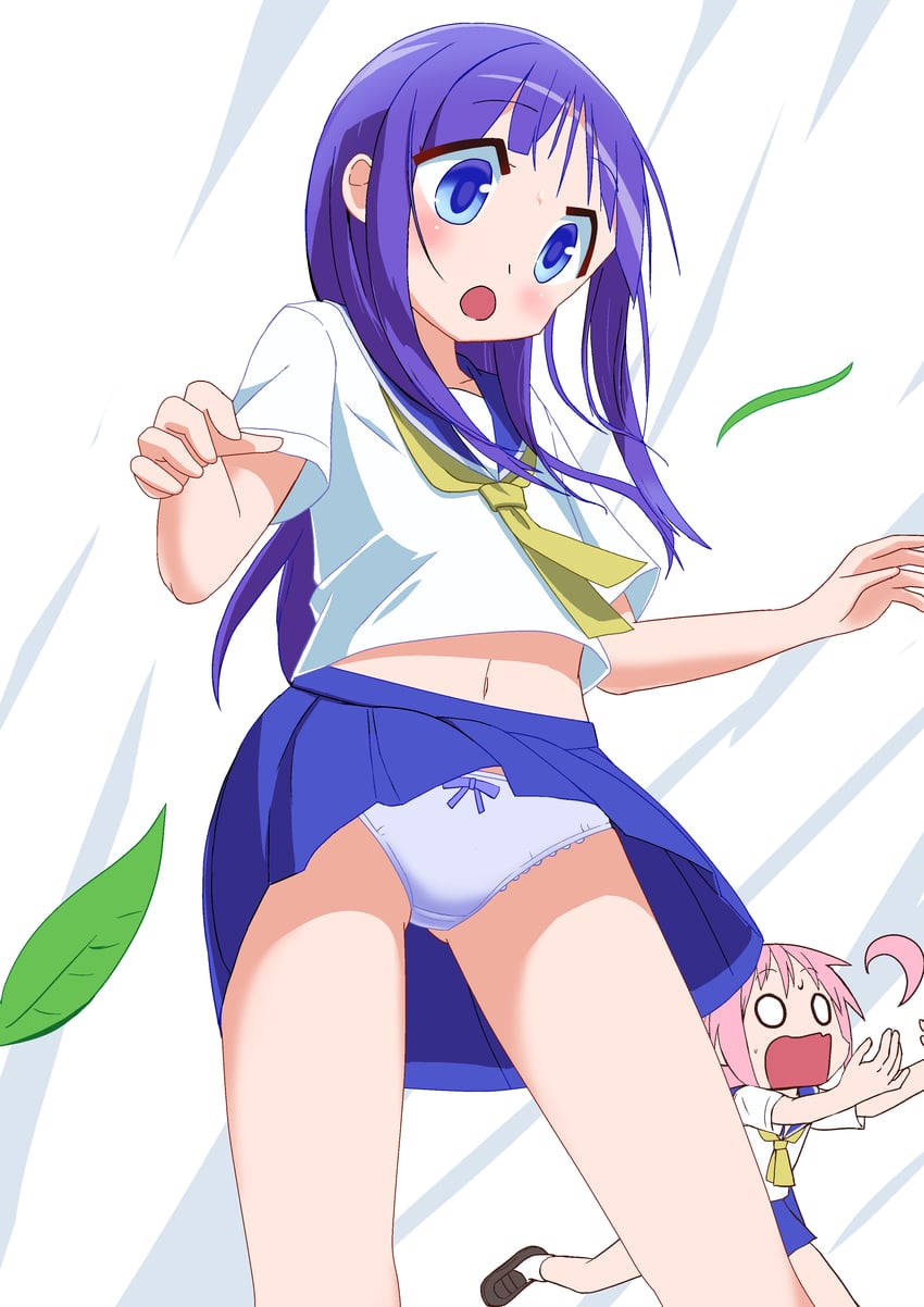 hinata yukari and nonohara yuzuko (yuyushiki) drawn by nyoki_naioki