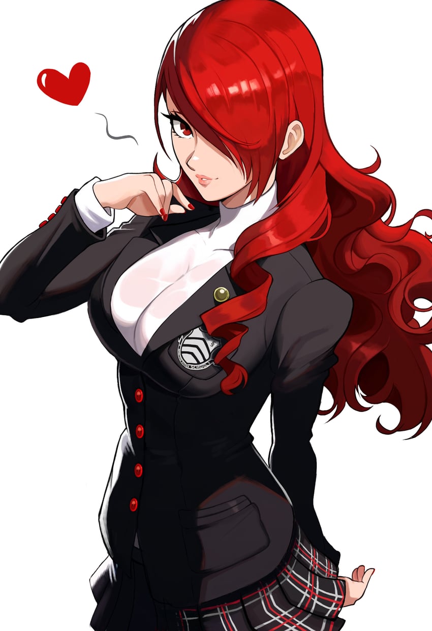 kirijou mitsuru (persona and 2 more) drawn by neggoartz