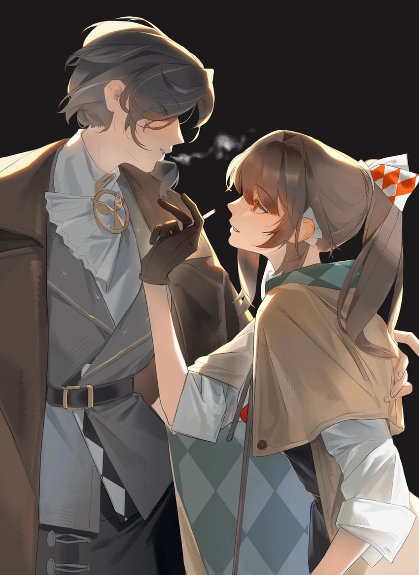 semmelweis and greta hofmann (reverse:1999) drawn by hehe_yyy