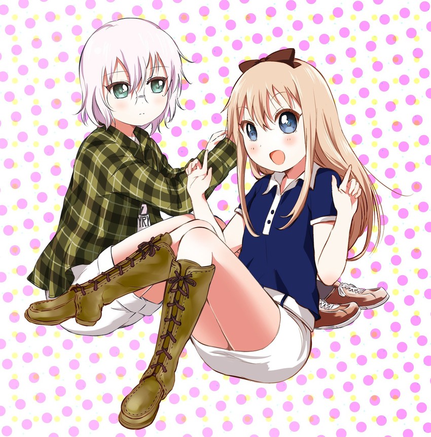toshinou kyouko and ikeda chizuru (yuruyuri) drawn by kamiki_uutarou