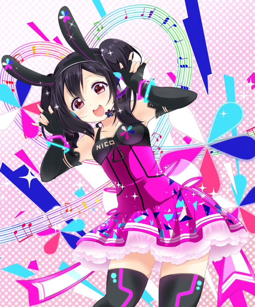 yazawa nico (love live! and 2 more) drawn by mikimo_nezumi