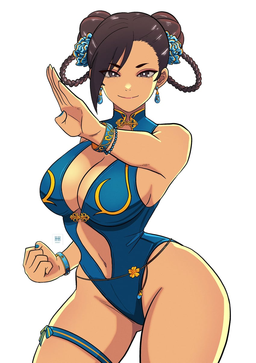 chun-li (street fighter and 1 more) drawn by ihsnet
