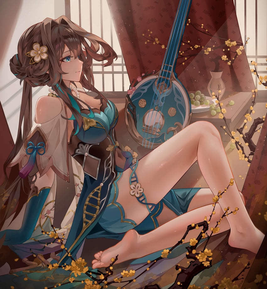 ruan mei (honkai and 1 more) drawn by ai_dongdong